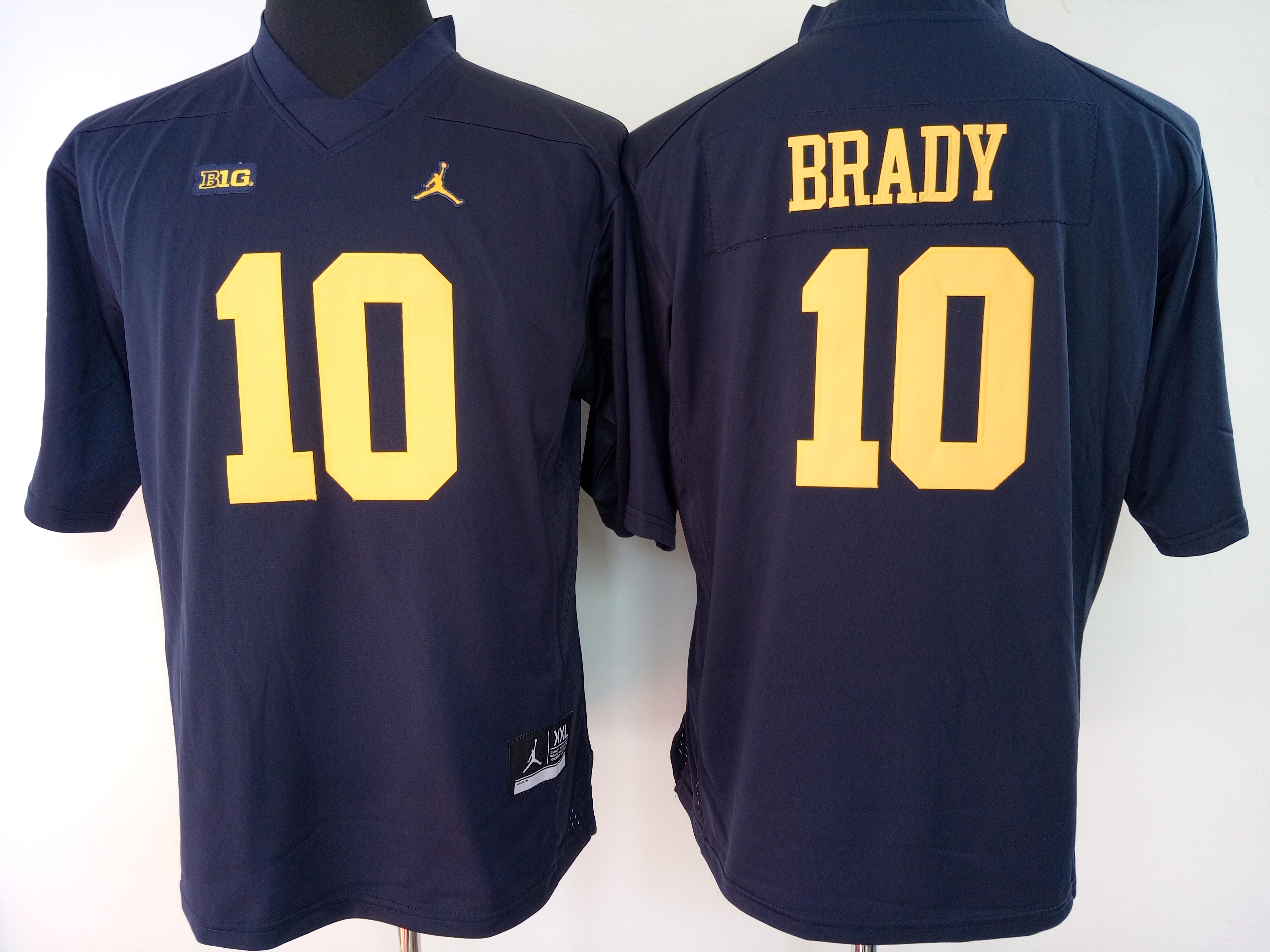 NCAA Womens Michigan Wolverines Blue #10 Brady jerseys